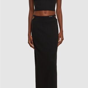 Alexander Wang Black Maxi Skirt